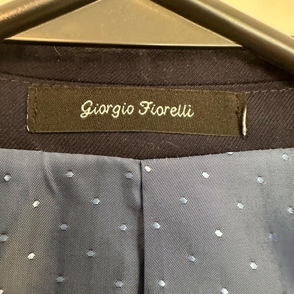 navy blazer size 16 giorgio fiorelli - Picture 2 of 5